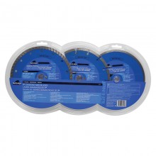 3pc 7" Diamond Blade Set - Clamshell