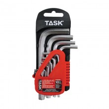 10pc Metric Short L-Type Hex Key Set - 1/pack