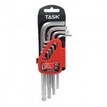 10pc Metric Ball-End L-Type Hex Key Set - 1/pack