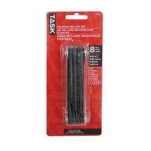 8pc Metric Classic Metal Frame Hex Key Set - 1/pack