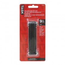 9pc SAE Classic Metal Frame Hex Key Set - 1/pack