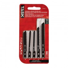 5pc U-Shank Jigsaw Blade Set - Sandwich Blister