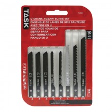 10pc U-Shank Jigsaw Blade Set - Sandwich Blister