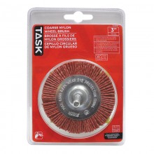 3" Coarse Nylon Wheel Brush - 1/pack