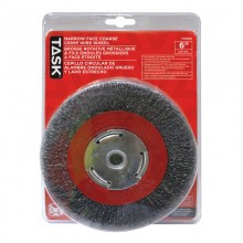 6" Coarse Steel Industrial Crimp Wheel Narrow Face - 1/pack