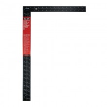 24" Steel Rafter Square (White on Black)