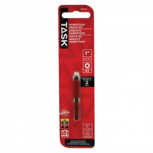 #2 Robertson® 1" Red Two-Piece Screwdriver Bit - 2/pack