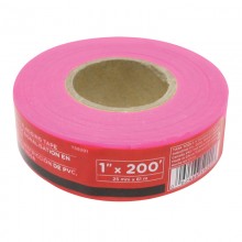 1" x 200' Pink PVC Flagging Tape
