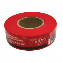 1" x 200' Red PVC Flagging Tape